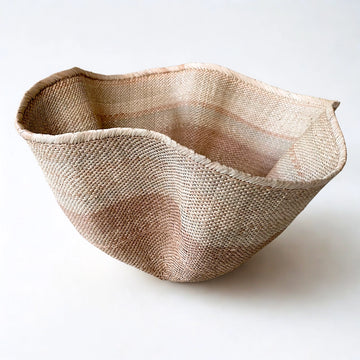 Wavy Palm Leaf Dancing Basket