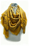 LINETA Square Wool Scarf