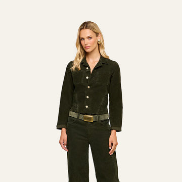 L'AGENCE Janelle Slim Raw Jacket