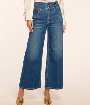 Liv Cropped Wide Leg Jean