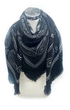 LINETA Square Wool Scarf