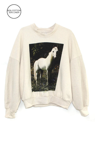 Horse Printed Sweatshirt