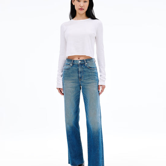 SLVRLAKE Grace Wide Leg Denim