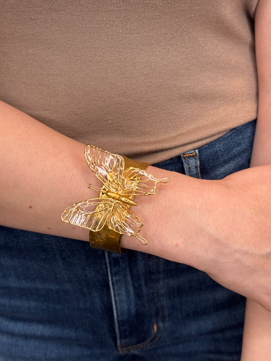 Medium Butterfly Bangle