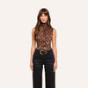 L'AGENCE Ceci Sleeveless Turtleneck