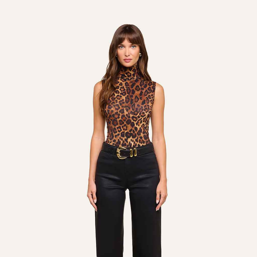 L'AGENCE Ceci Sleeveless Turtleneck