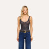 L'AGENCE Kalea Scoop Neck Tank Bodysuit