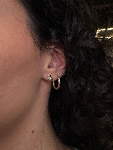 Bye Bee Ruby Earrings