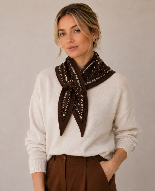 LINETA Thick Triangular Bandana