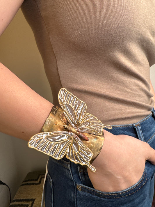 Large Butterfly Bangle