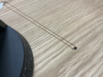 Black Diamond Slice Necklace