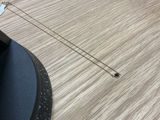 Black Diamond Slice Necklace