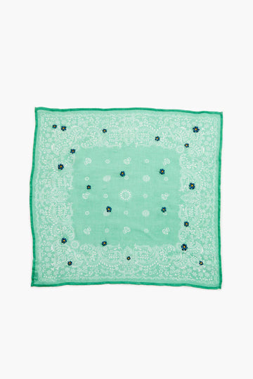 Daisy Embroidered Bandana