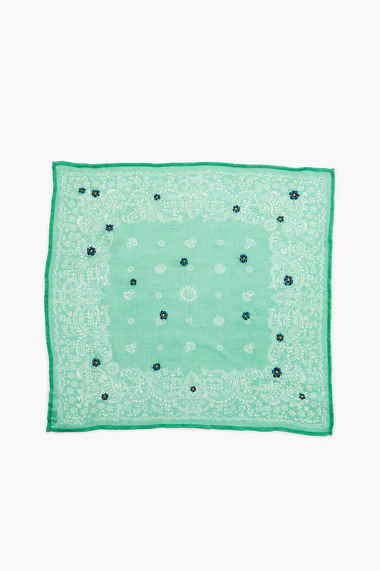Daisy Embroidered Bandana