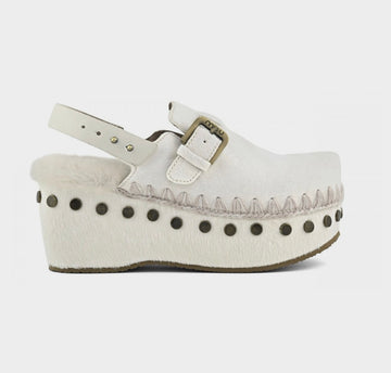 Pony Skin Clog Back Strap