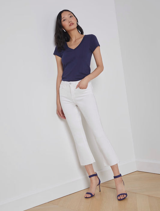 Kendra Cropped Flare Jean