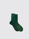 One Ribbed Laminated Socks