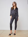 Margot Coated Cropped Skinny