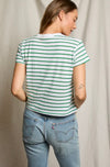 Jersey Short Sleeve Stripe Tee