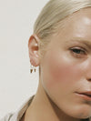 Mini Triangle Safety Pin Single Earring