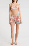 Marsha Print Cover-Up Shorts
