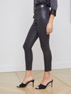 Margot Coated Cropped Skinny