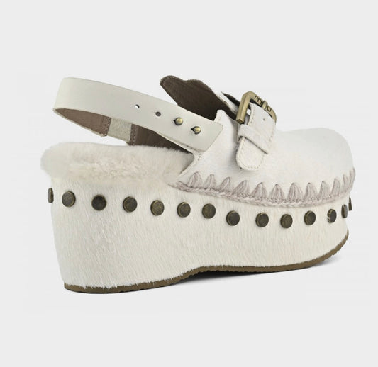 Pony Skin Clog Back Strap