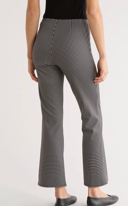 Auray Pleat Front Gingham Pants