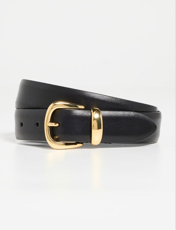 Narrow Semi Formal Calf Leather Belt