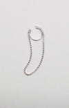 Silver Fringe Ear Cuff