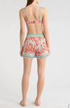 Marsha Print Cover-Up Shorts