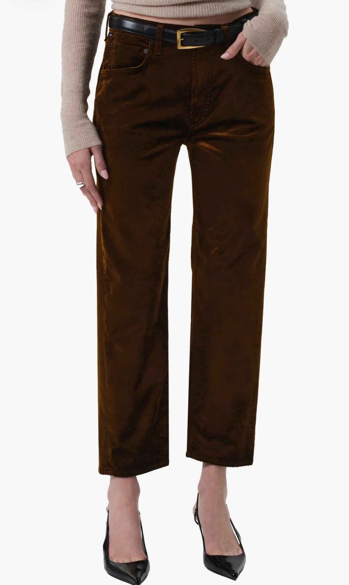 CITIZENS OF HUMANITY Delfina Straight Velvet