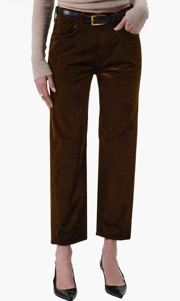 CITIZENS OF HUMANITY Delfina Straight Velvet
