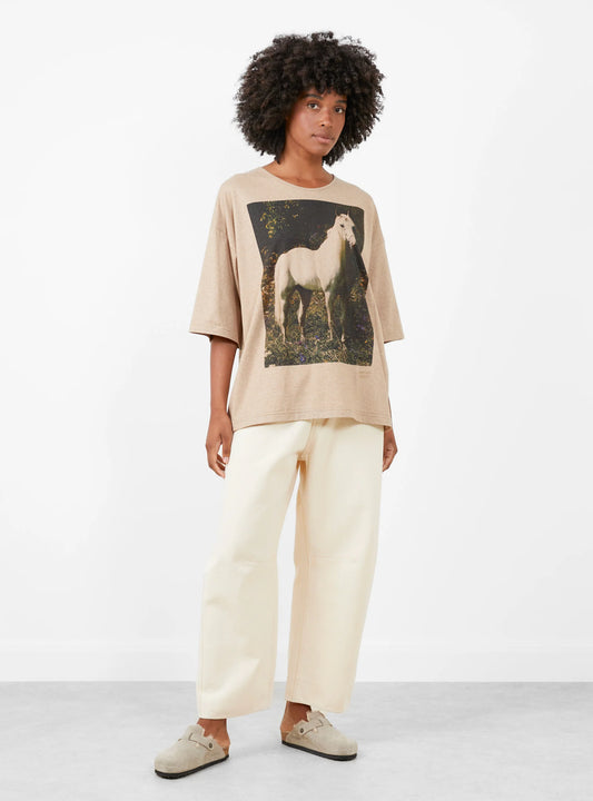 Horse Printed Tee Shirt