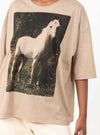 Horse Printed Tee Shirt