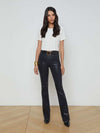Ruth High Rise Straight Coated Pants