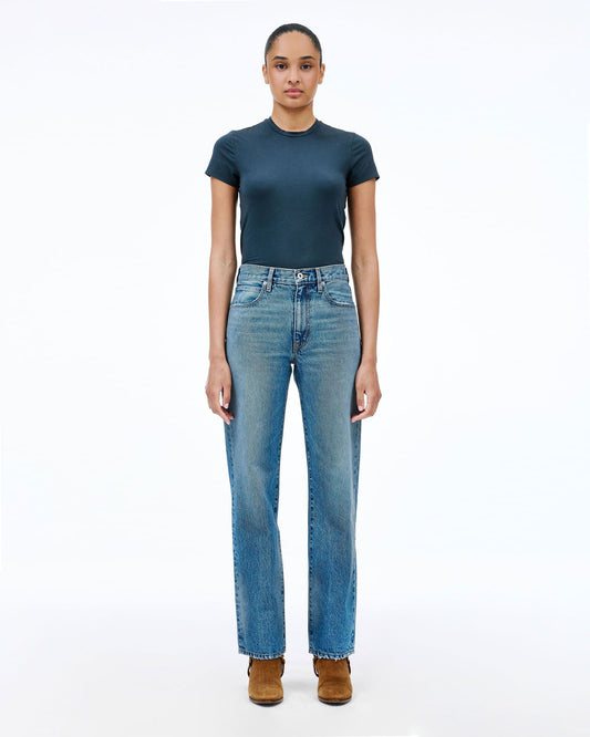 SLVRLAKE Kendra Straight Denim