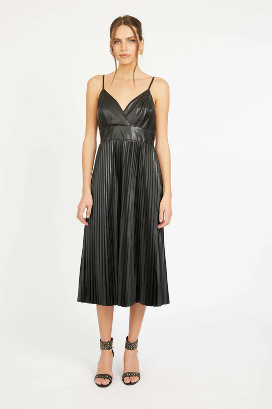 Vegan Leather Genevieve Dress