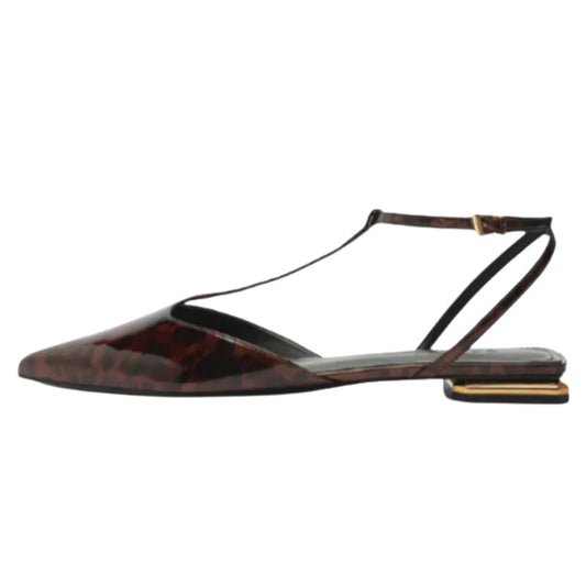Allure T Patent Flat