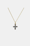 Mini Cross Turquoise Necklace