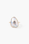 14K Oasis Ring White Pearl