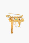 Fish Brooch Yellow Gold