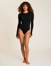 Ballet Long Sleeve Bodysuit With Thumbholes