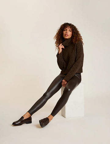 Faux Leather Legging