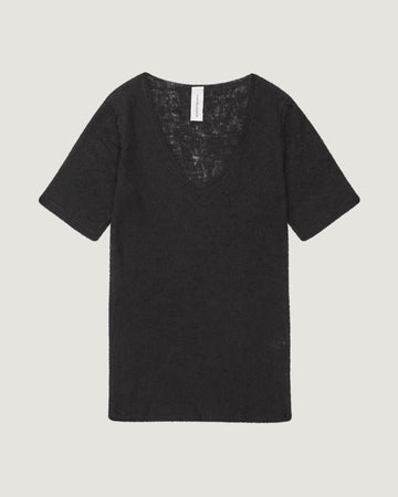 Barbara V-Neck Short Sleeve Top