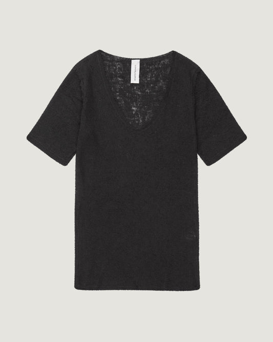 Barbara V-Neck Short Sleeve Top