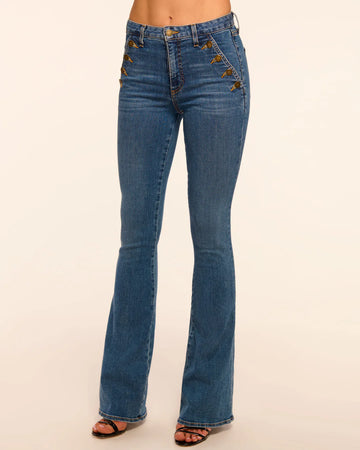 Helena High-Rise Flare Jean