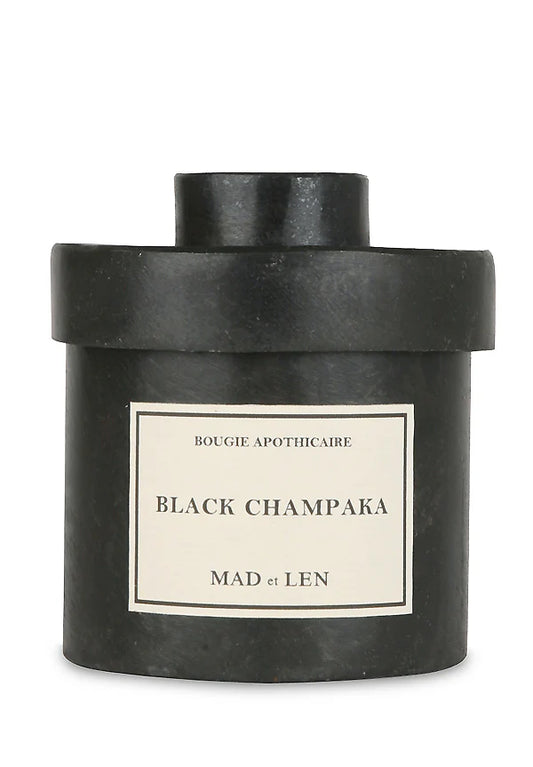 Bougie Petite Black Wax Candle