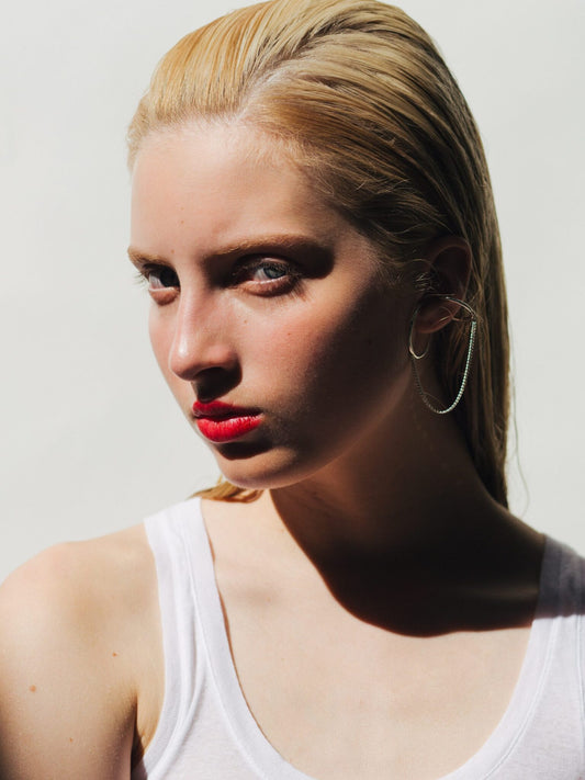 Bold Wire Double Ear Cuff