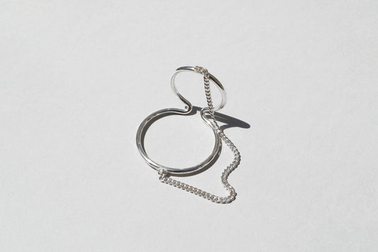 Bold Wire Double Ear Cuff